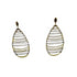 Orecchini oro 18 kt pendenti a goccia 2 colori 5,50 gr | Gioiellitosti.it